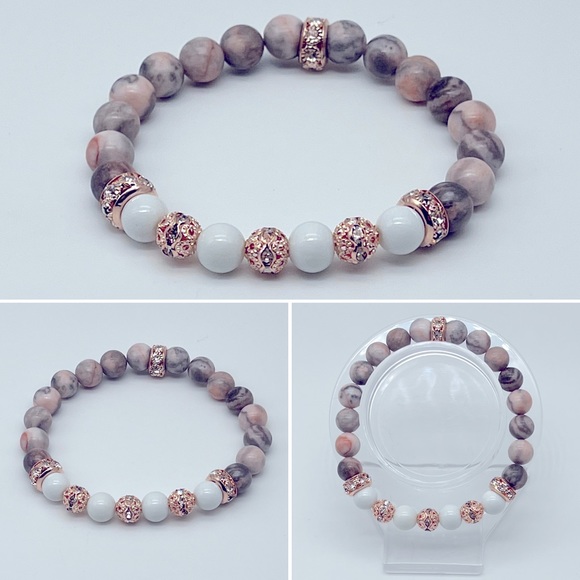 Pink Zebra Jasper Bracelet 💖Host Pick 💖 - Picture 5 of 5